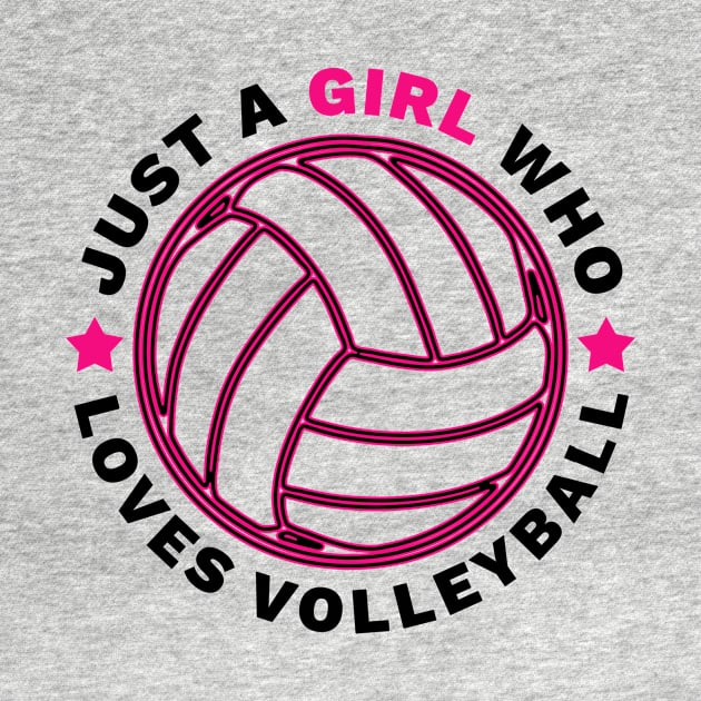 Just A Girl Who Loves Volleyball by YassShop